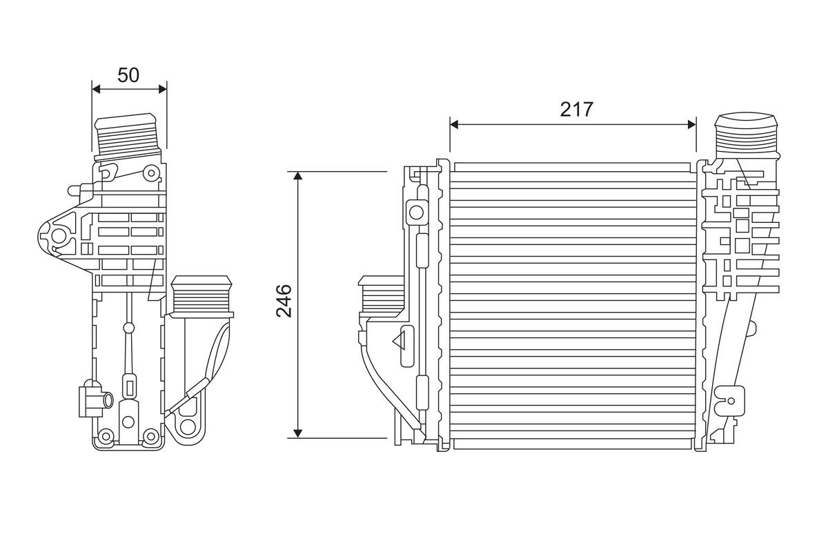 VALEO 818290 Ladeluftkühler für CITROËN,CITROËN (DF-PSA),DS,DS (CAPSA),FIAT,OPEL