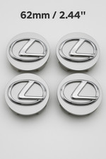 4x Set Glossy Silver Lexus Wheel Center Hub Caps Rim Cover 62 Mm