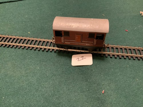 Trix Brake Van Post War BR braun 1/650 BR 743126 | Condition: Used