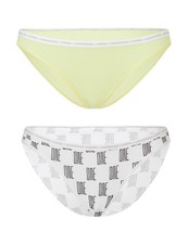 Calvin Klein CK One Cotton Briefs 2 Pack 000QD3789E Womens Knickers Multipack