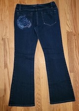 Calvin Klein Flate Denim Blue Jeans Pants Women Size 8
