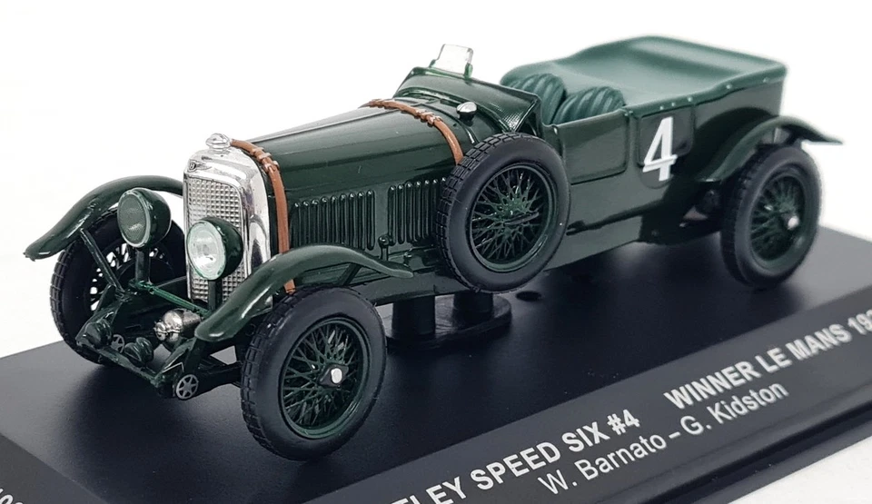 Ixo 1/43 - Bentley Speed Six #4 ganador Le Mans 1930 coche modelo a escala fundido a presión Foto 4 de 4