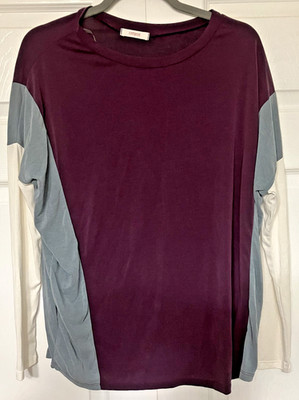 CHERISH COLOR BLOCK SMALL LONGSLEEVE WOMEN'S JERSEY TOP