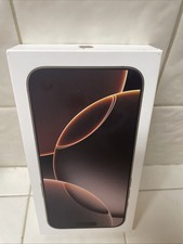 Original Apple iPhone 16 Pro Max Desert Titanium Empty Box Only