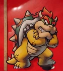 RARE Vintage Nintendo Bowser figure 20x16" heavy cardstock w plexi in back, used
