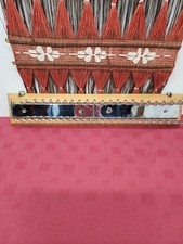 MCM Selectie Wooden Hanging Tie Rack Made In The USA 1950's