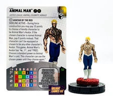 DC Heroclix Animal Man #044 w/ Card Lantern Legacy Set