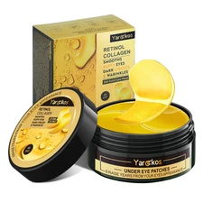 24K Gold Under Eye Patches Hydrating Dark Circle Puffiness Eye Mask