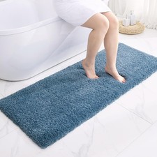 Disolla Blue Bathroom Rug 24x48 - 2' x 4' 24''x48'' Rug ,