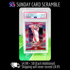 2023 Donruss Optic Holo Prizm LeBron James Winner Stays Miami Heat #2 PSA 10 🔥