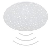 Telefunken LED Deckenleuchte Weiß Ø38Cm 24W Neutralweiß 840 Sensor Sternenhimmel