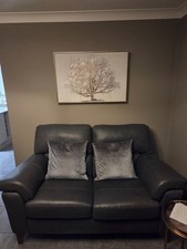 Arighi Bianchi leather Audley Sofa & Chair in perfect condition