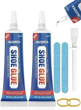 4 Shoe Glue Sole Repair Kit, Shoe Repair Adhesive Super Glue for Sneakers Boots