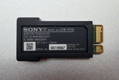 Sony Wireless Transceiver EZW-RT50 Card For BDV/HBD-E780W/E980W/T79/N790W System