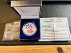 1999 American Eagle Silver Coin Colorized BU $1 Dollar Box & COA  Uncirculated
