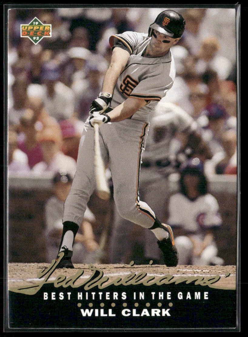 Will Clark 1992 Upper Deck Ted Williams' Best #T4 San Francisco Giants