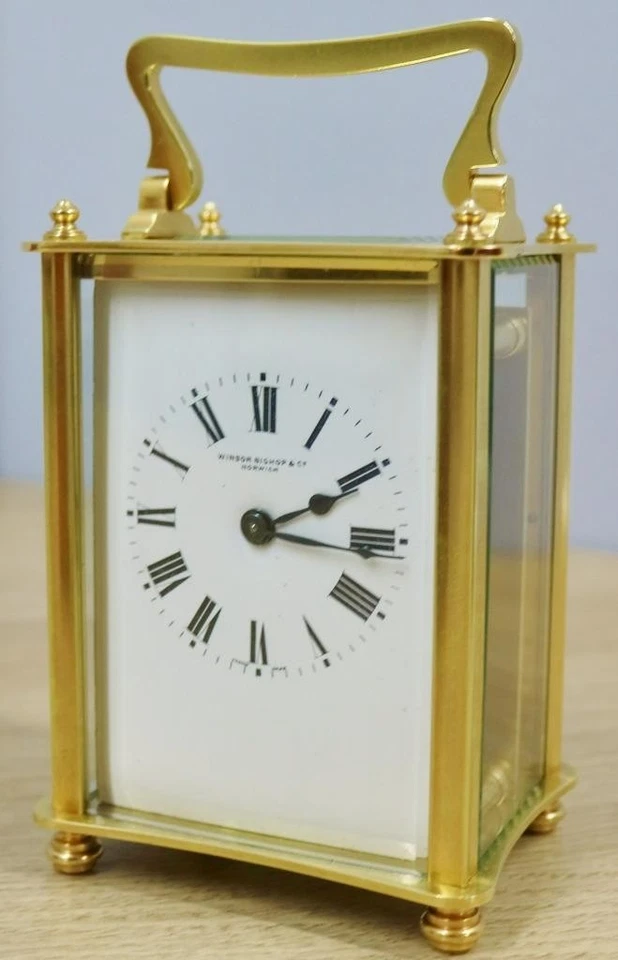 Antique 19thC French 8 Day Bronze Ormolu Unusual Design Timepiece Carriage Clock - Image 2 of 4