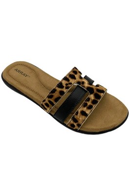 ARRAY Women's Sarasota Sandal Leopard/Black