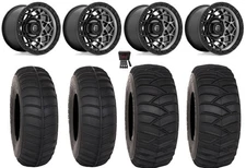 Fuel Unit 15" Wheels Gunmetal 32" SS365 Tires Polaris RZR TS / RS1