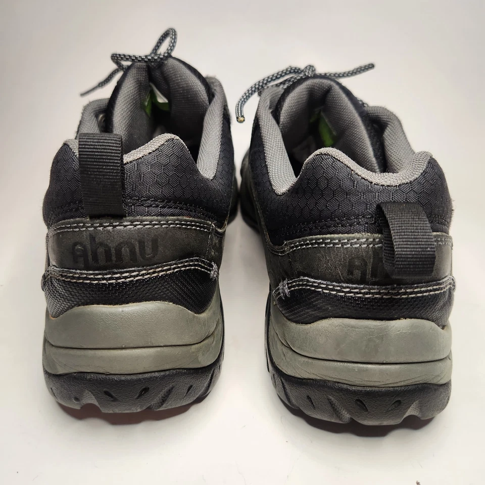 AHNU Montara ll Zapatos de Senderismo de Cuero Impermeables Negros Suela Vibram para Mujer 9.5 Foto 3 de 4