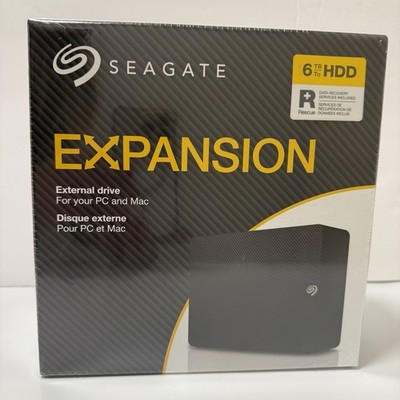 Seagate Expansion 6TB External HDD Drive for PC - NEW/SEALED STKP6000400