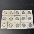 Lot Of 15 - 90% Silver Roosevelt Dimes - 1947d - 1963d Uncirculated See Photos