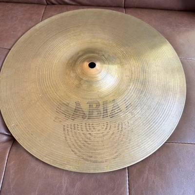 Sabian AA Regular Hats 17 Inch Hi-Hat Cymbal Rim Design Used