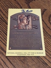 Yogi Berra Autographed Baseball Hall of Fame Postcard New York Yankees
