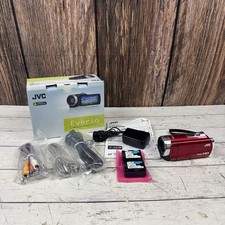 JVC Everio GZ-HM33-R HD Camcorder 40x Zoom Tested Compact