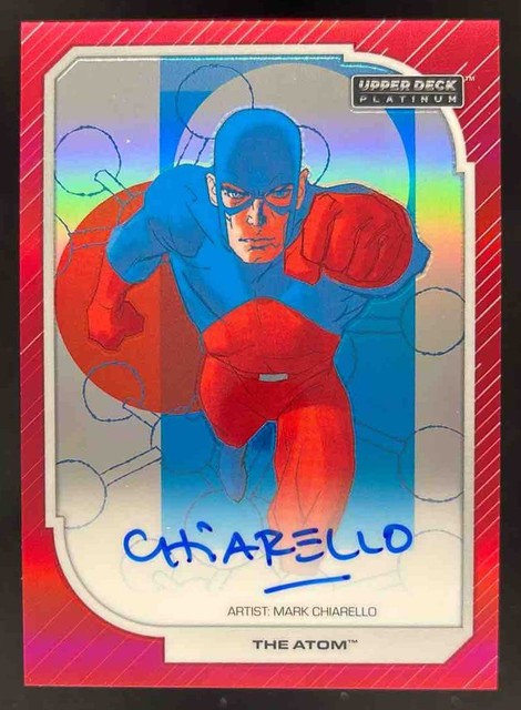 2026 Upper Deck Platinum DC Comics The Atom Ray Palmer Auto Red Rainbow #71