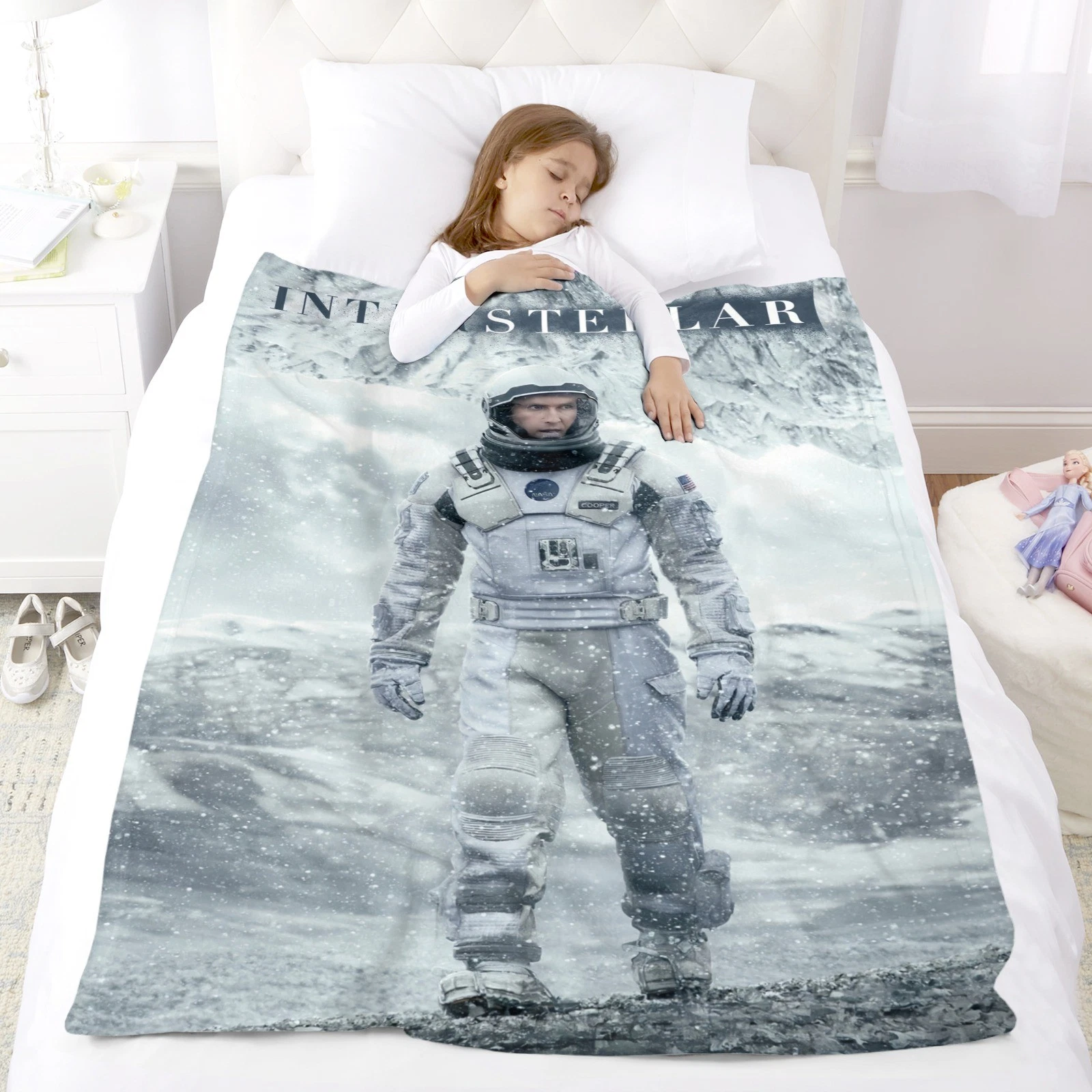 Interstellar Blanket Soft Flannel Bed Sofa Throw Birthday Gift