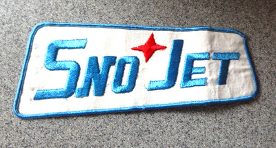 SNO JET - Snowmobile Jacket Patch - Circa 1970
