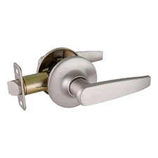 Delavan Silver Satin Nickel Brass Closet Door Lever