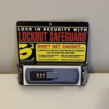 Securatech Lockout Safeguard Combination Lock Box For Car Boat House Keys
