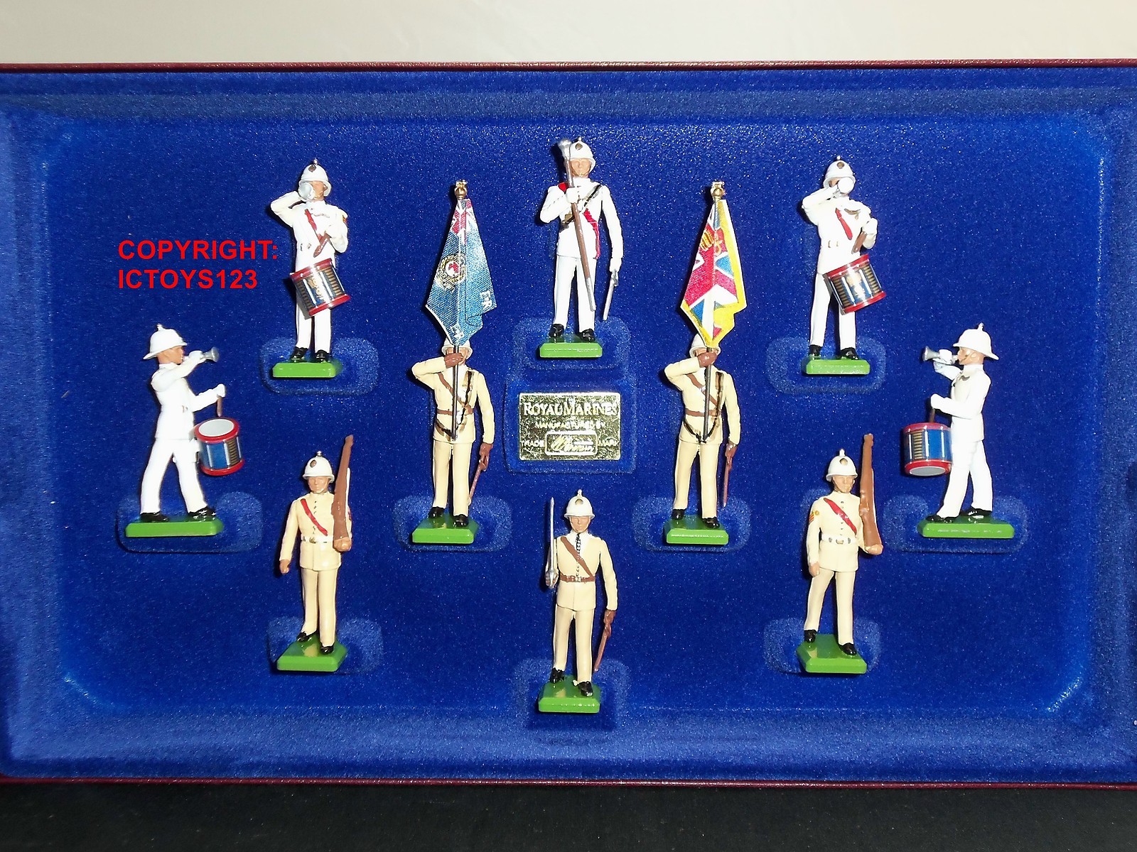 BRITAINS 5289 BRITISH ROYAL MARINES LIMITED EDITION METAL TOY SOLDIER FIGURE SET eBay