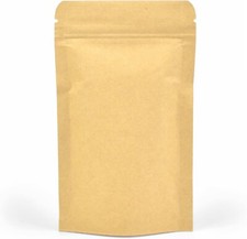 EVG Reusable Food Pouches | Kraft Foil Lined Food Bags Zip & Heat Seal