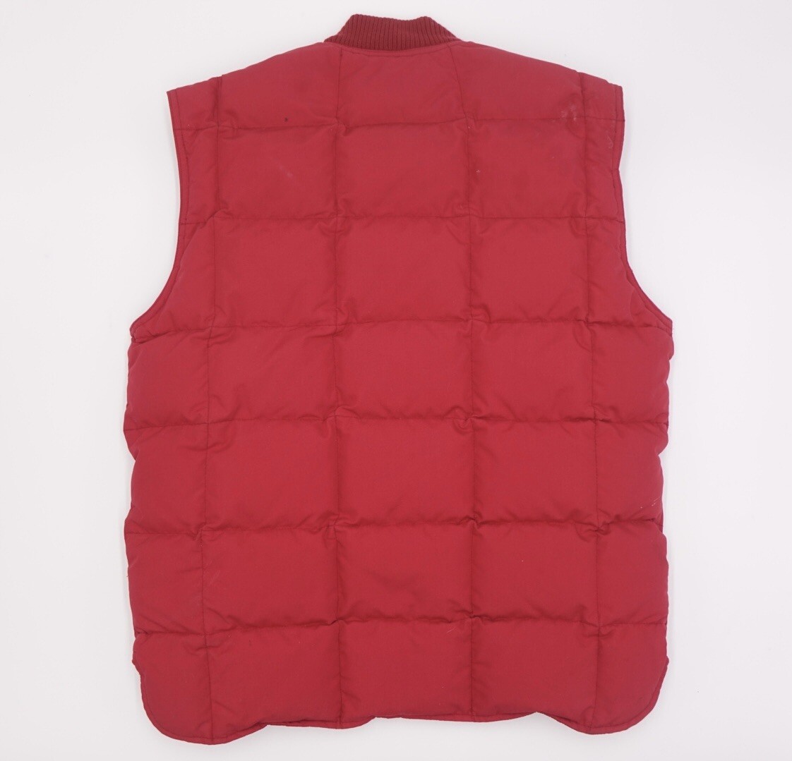 Eddie Bauer Downlight Vest ベージュ TALL Vintage Eddie Bauer Downlight Vest Premium Quality Goose Down