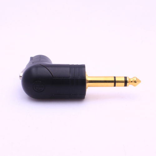 World's Only Angled 4 Pin Balance XLR (female) to 1/4" (6.35mm) male Adapter - Picture 2 of 11