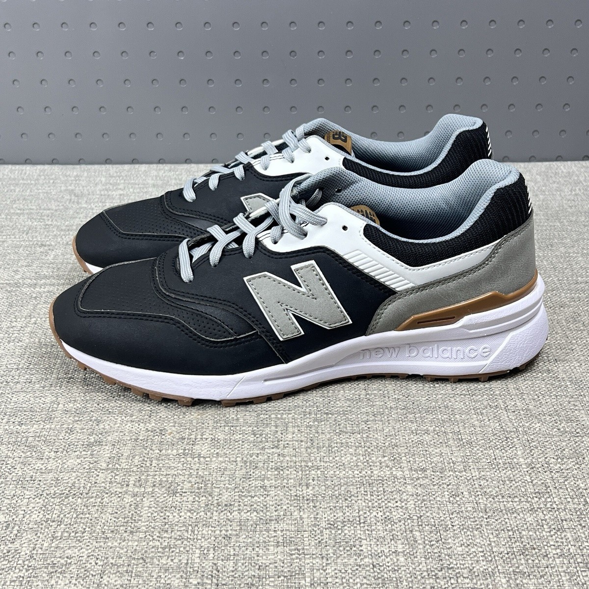 new balance 997G ホワイト/ブラック New New Balance Black White Golf Shoes New 997 SL 2024 - Mens Size