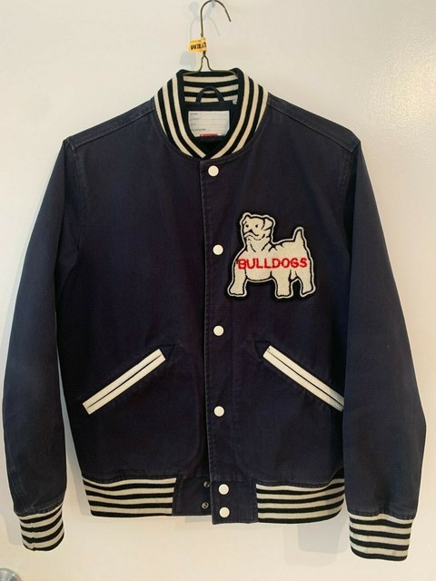 Supreme Society Hooded Varsity Letterman Style Jacket Mens XL Preowned