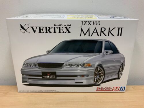 Aoshima 1/24 TandE co.,ltd Vertex JZX 100 Mark II unmontierter Modellbausatz lesen