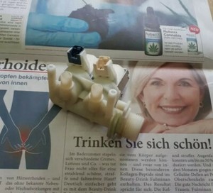 Einlassventil Ventil MAGNETVENTIL WASCHMASCHINE indesit IWD71483 22414P