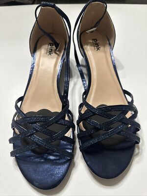 Pink Paradox London Womens Navy Glitter Dress Sandals 9 1/2 China | eBay Pink Paradox London Womens Navy Glitter Dress Sandals 9 1/2 China | eBay