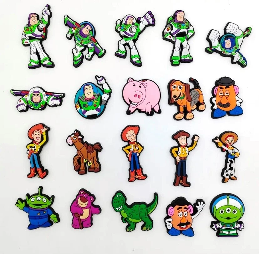 jibbitz croc shoe charms uk buzz Toy story jessie Lightyear Hamm Lotso trex
