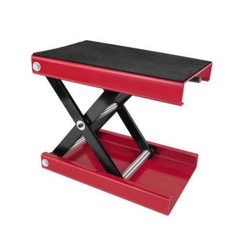 Stable 500kg Motorcycle Lift Scissor Motorbike Vehicle Lift Stand Jack 1100LBS - Picture 9 of 24