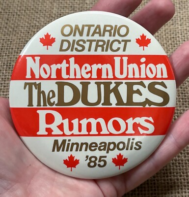 #ad #ad Vintage Ontario District Northern Union The Dukes Minneapolis 85 Button Pinback $16.50