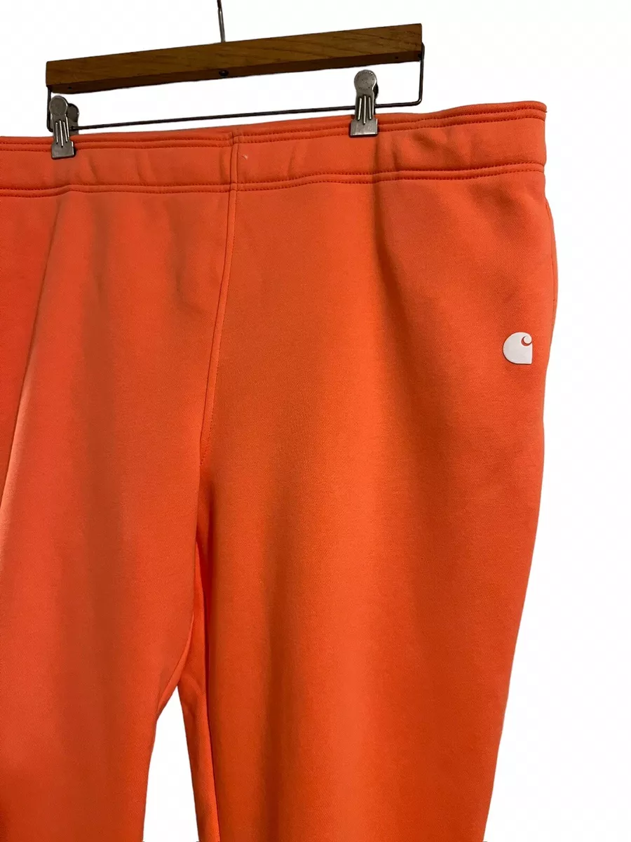 CARHARTT Women s Relaxed Fit Sweatpants Fleece Lined Size 2XL 20 NWT Coral