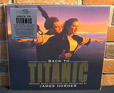 BACK TO TITANIC - Soundtrack, Ltd Import 180G 2LP COLORED VINYL #'d Jacket New!
