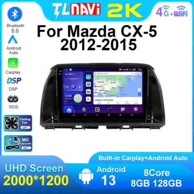 For Mazda CX5 CX-5 CX 5 12-15 Car Radio Multimedia Video Player Navigation GPS