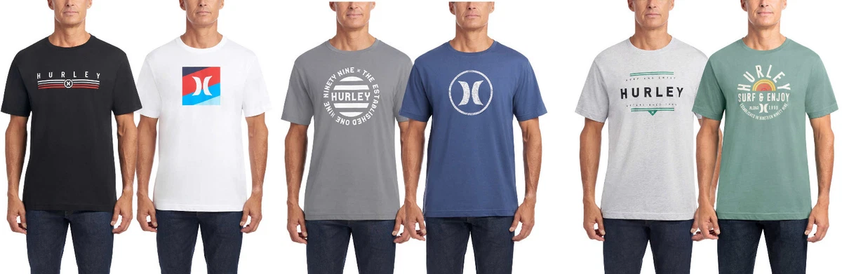 hurley men's graphic tee 2 pack